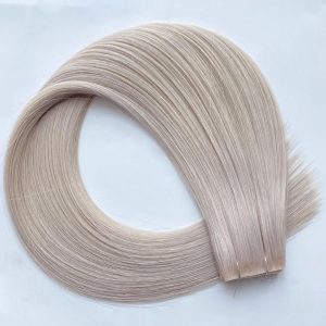 22 Inch Micro Weft 100g Remy Human Hair Extensions -  Ice Blonde - Image 1